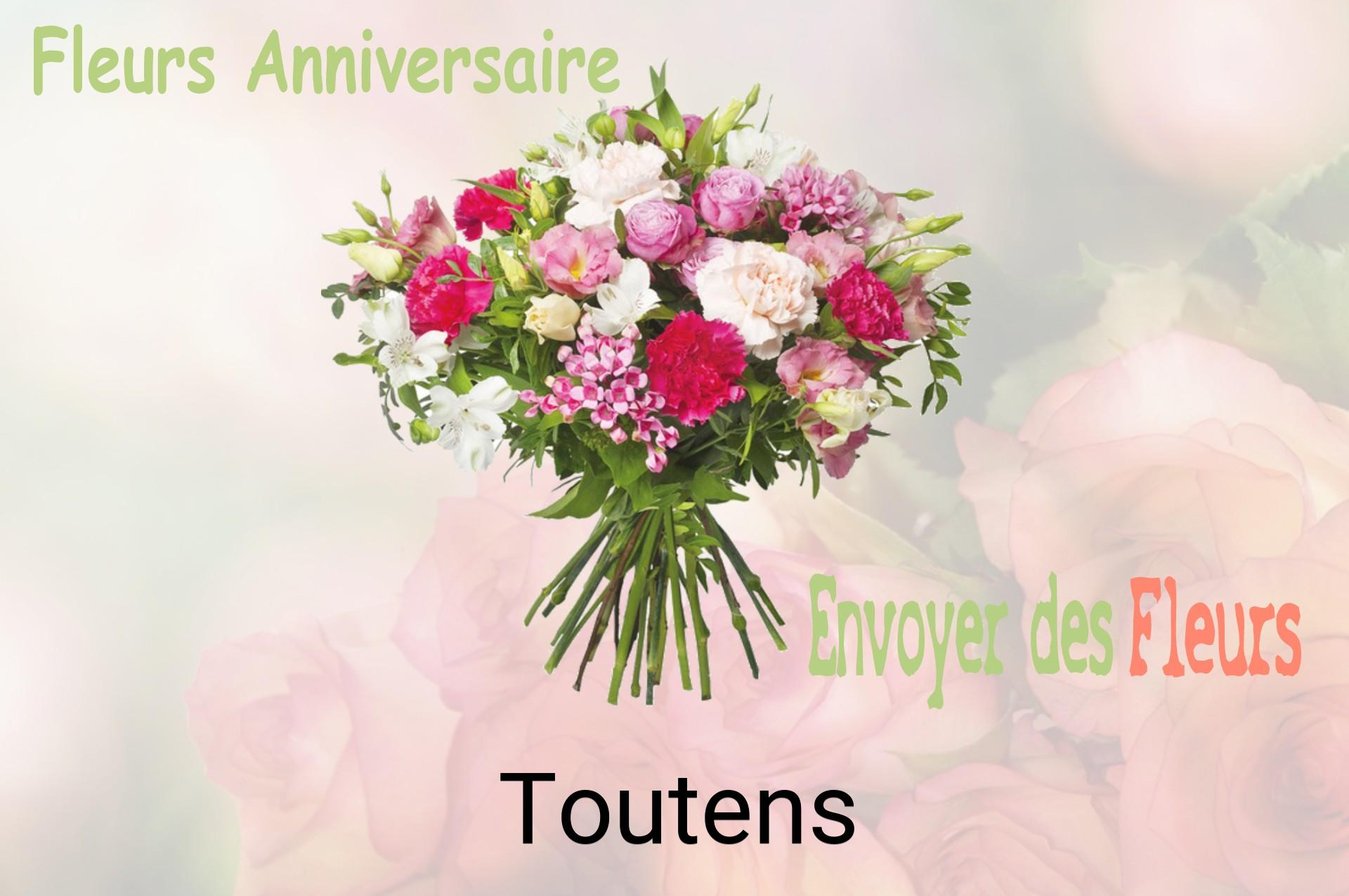 Bouquet de fleurs d’anniversaire livré à Toutens
